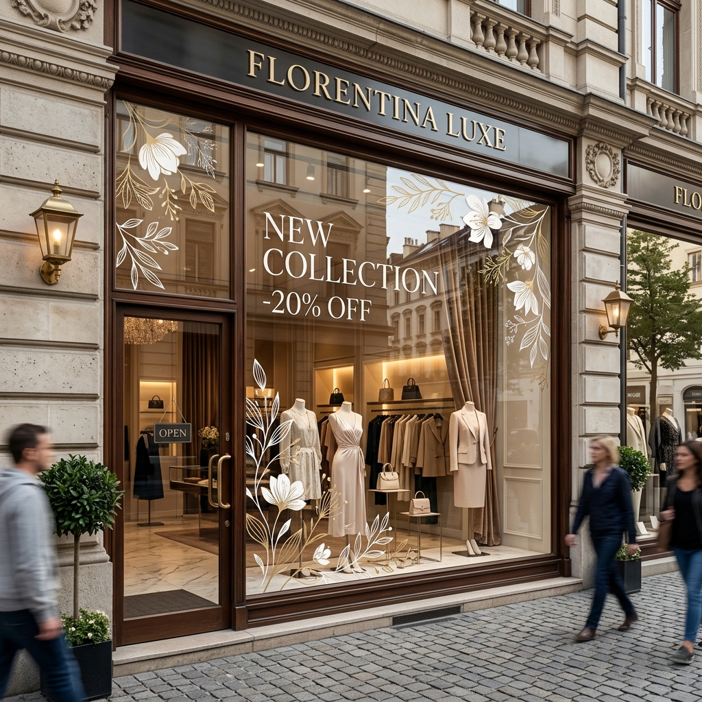 Floral Window Graphic